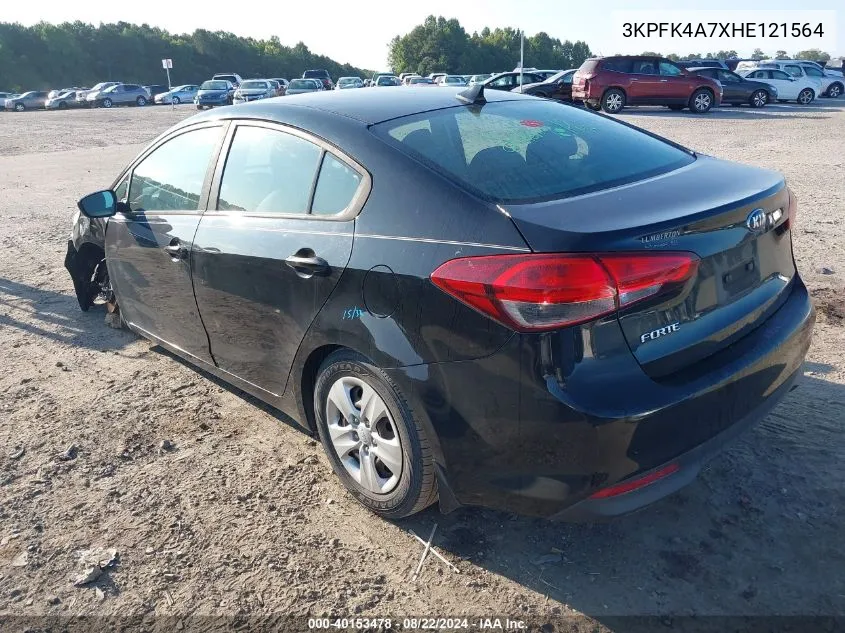 2017 Kia Forte Lx VIN: 3KPFK4A7XHE121564 Lot: 40153478