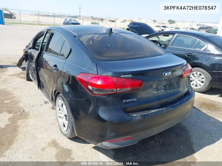 3KPFK4A72HE078547 2017 Kia Forte Lx