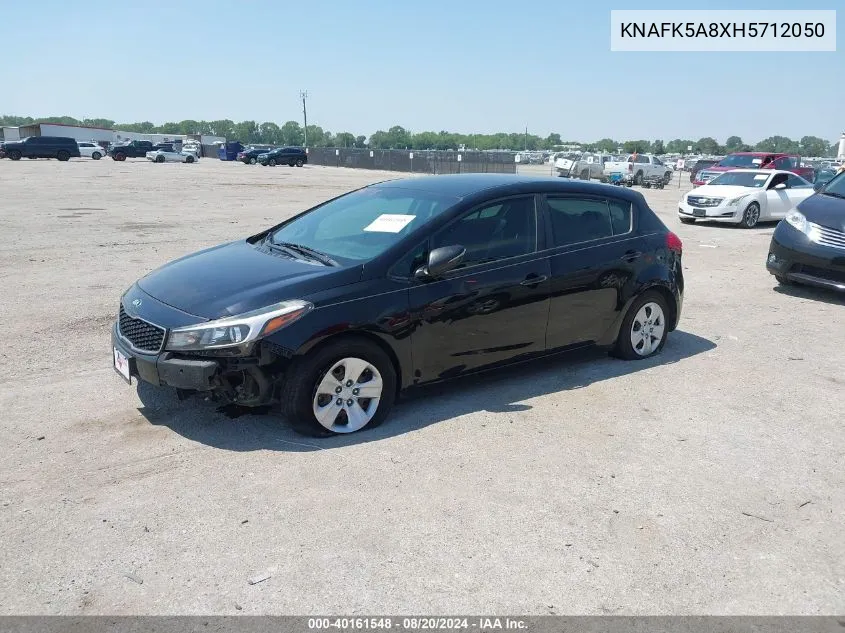 KNAFK5A8XH5712050 2017 Kia Forte Lx