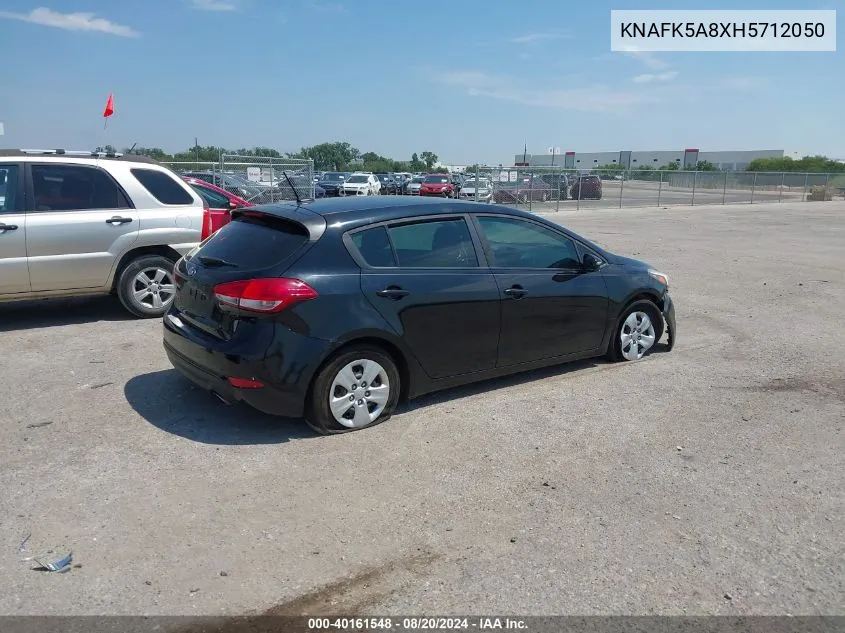 KNAFK5A8XH5712050 2017 Kia Forte Lx