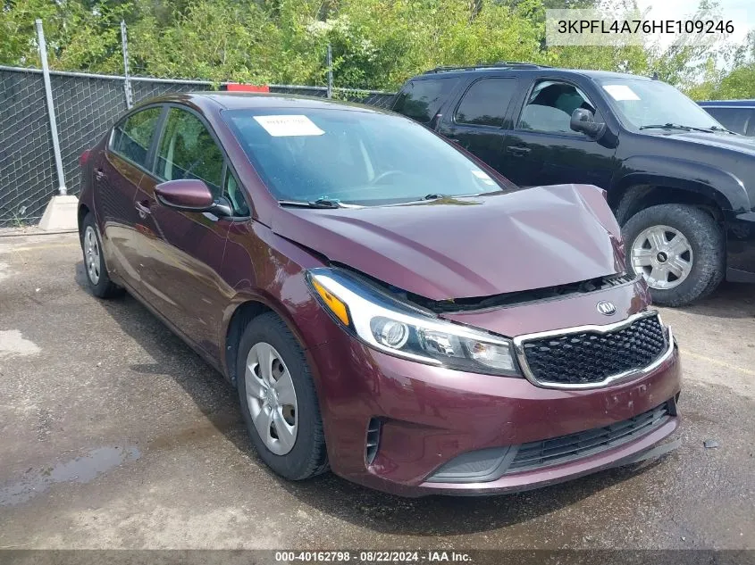 2017 Kia Forte Lx VIN: 3KPFL4A76HE109246 Lot: 40162798