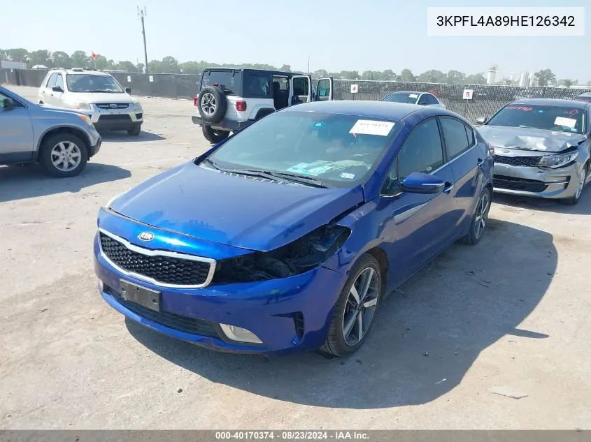 3KPFL4A89HE126342 2017 Kia Forte Ex