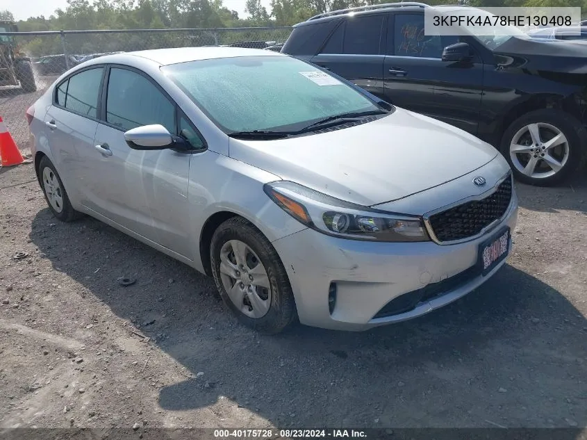 3KPFK4A78HE130408 2017 Kia Forte Lx