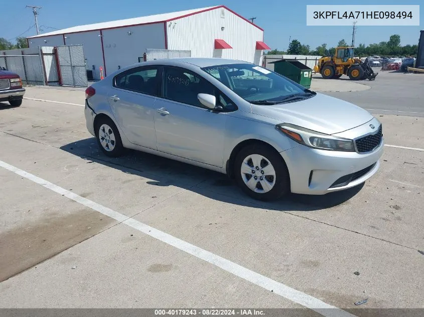 3KPFL4A71HE098494 2017 Kia Forte Lx