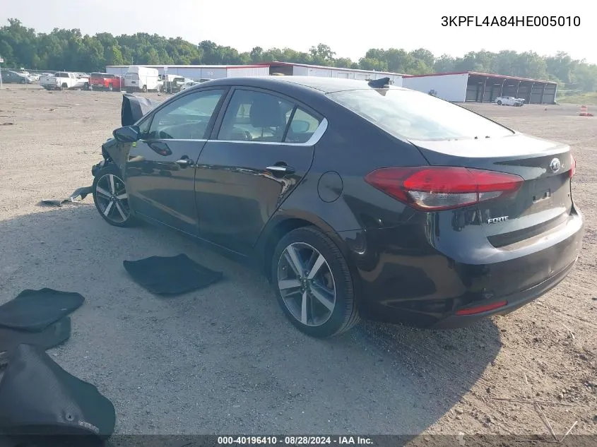 2017 Kia Forte Ex VIN: 3KPFL4A84HE005010 Lot: 40196410