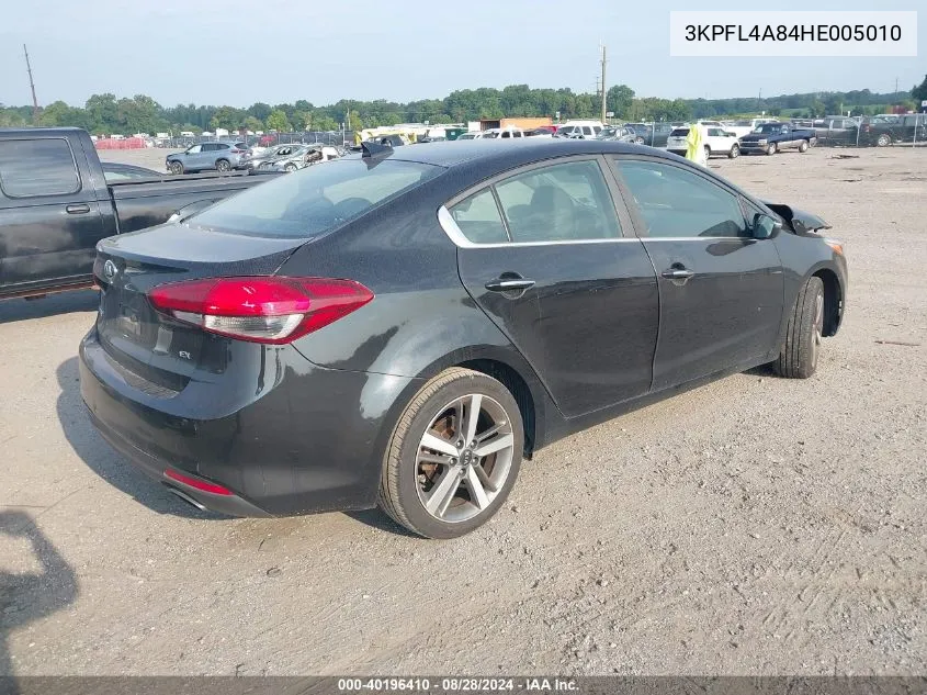 3KPFL4A84HE005010 2017 Kia Forte Ex