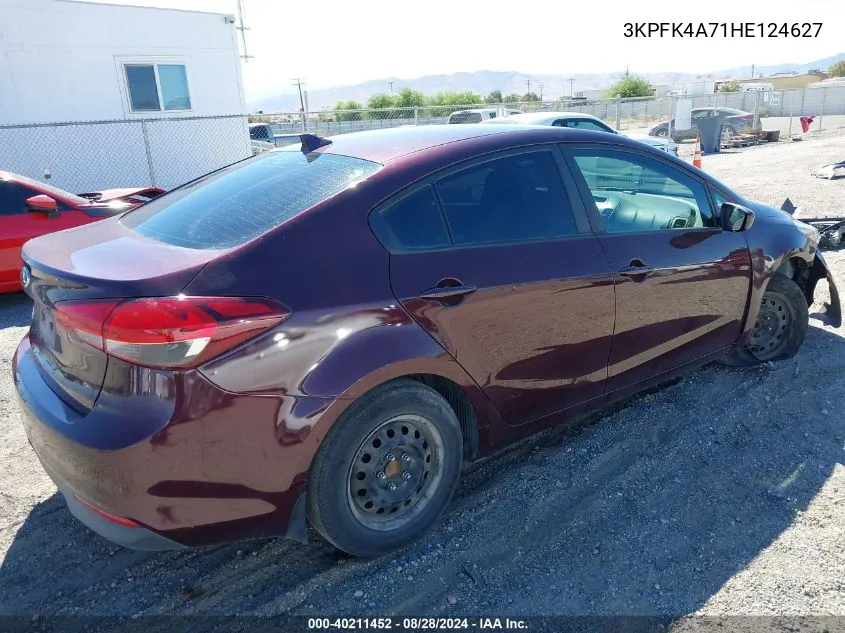 3KPFK4A71HE124627 2017 Kia Forte Lx