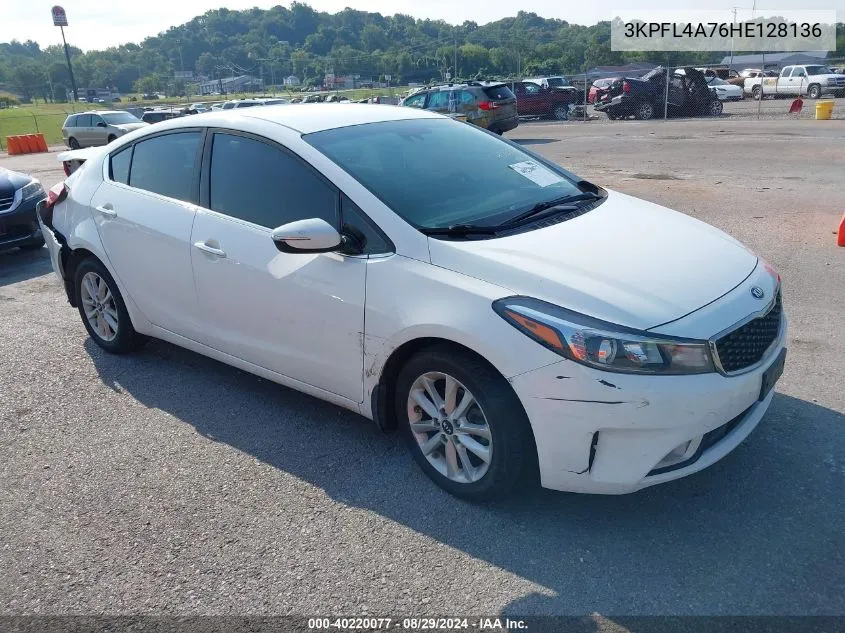 3KPFL4A76HE128136 2017 Kia Forte S