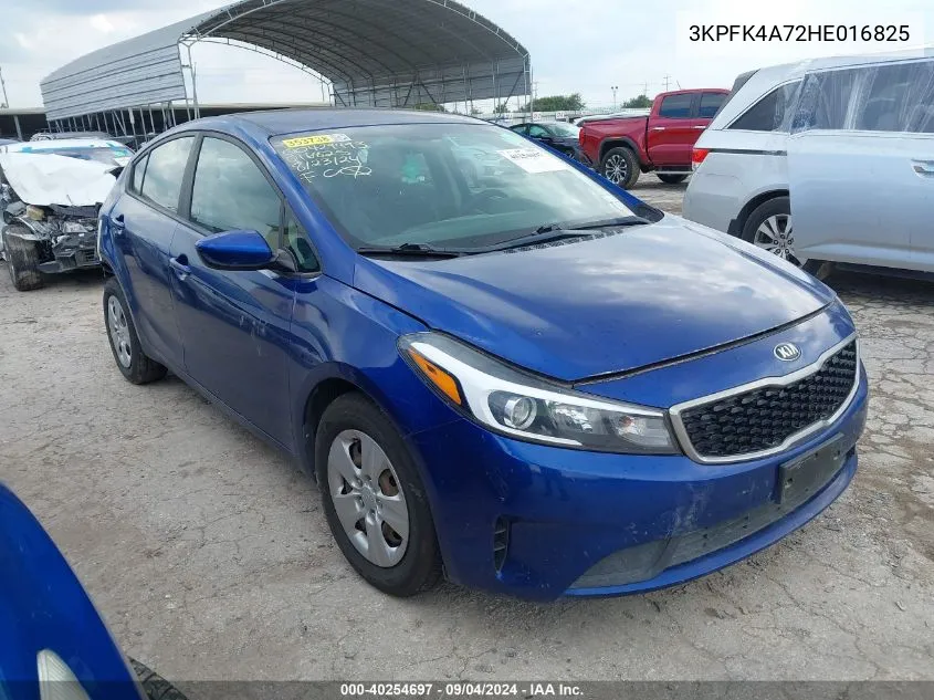 3KPFK4A72HE016825 2017 Kia Forte Lx