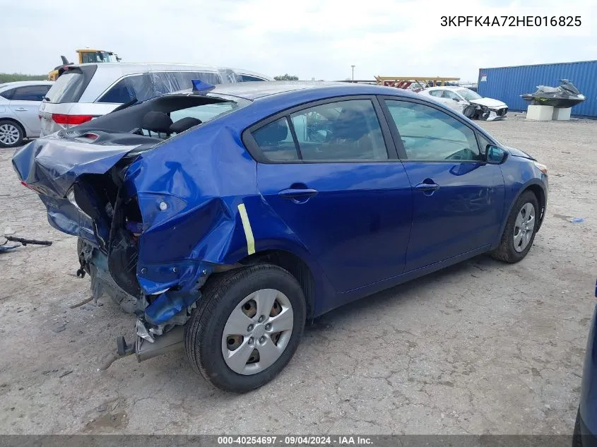 3KPFK4A72HE016825 2017 Kia Forte Lx