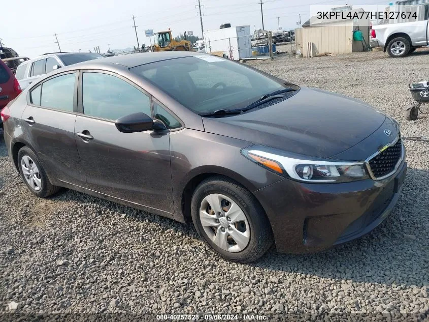 2017 Kia Forte Lx VIN: 3KPFL4A77HE127674 Lot: 40257528