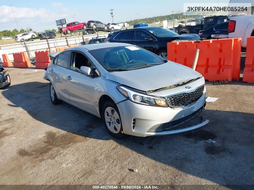 2017 Kia Forte Lx VIN: 3KPFK4A70HE085254 Lot: 40270546