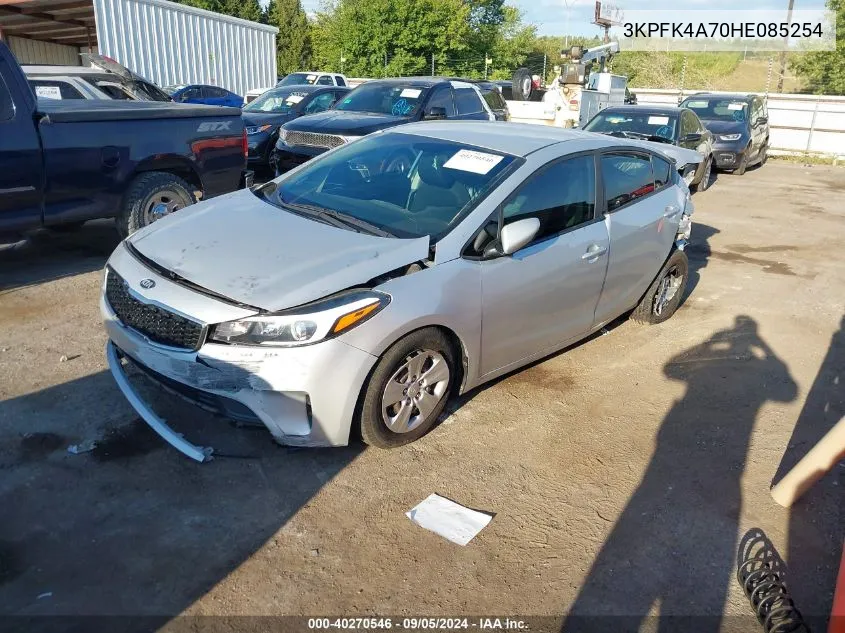 2017 Kia Forte Lx VIN: 3KPFK4A70HE085254 Lot: 40270546