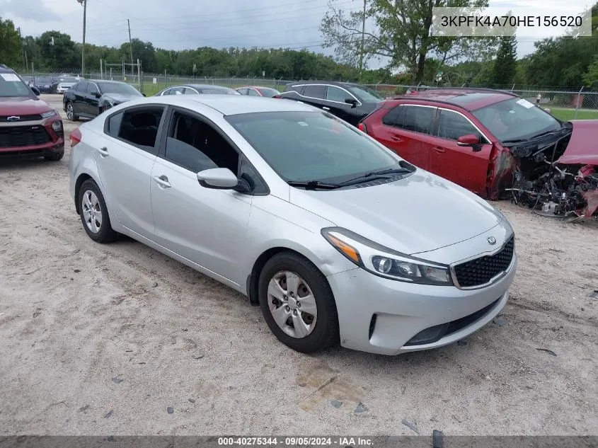 3KPFK4A70HE156520 2017 Kia Forte Lx