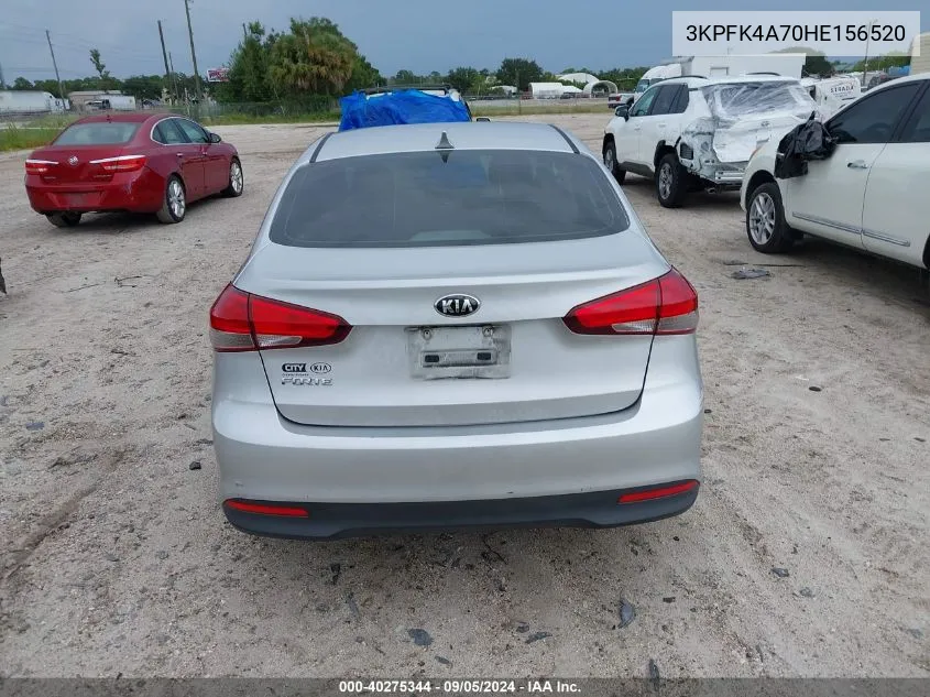 3KPFK4A70HE156520 2017 Kia Forte Lx