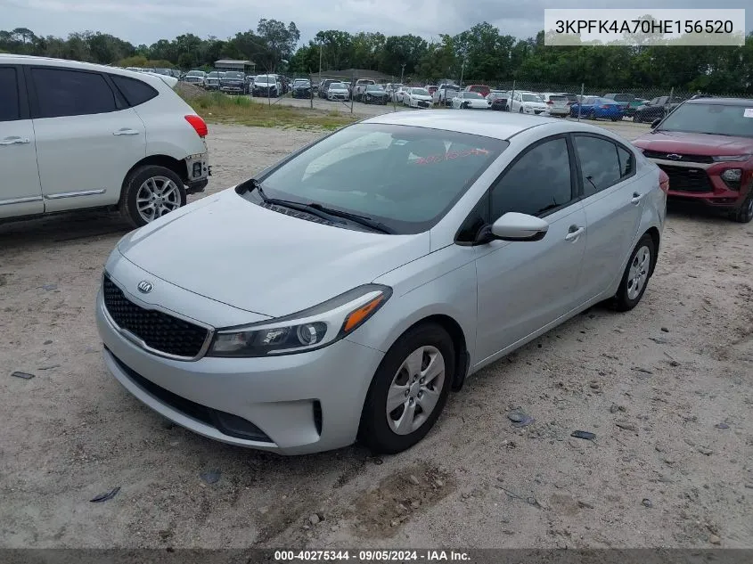 3KPFK4A70HE156520 2017 Kia Forte Lx