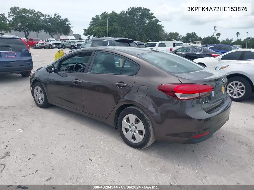 3KPFK4A72HE153876 2017 Kia Forte Lx