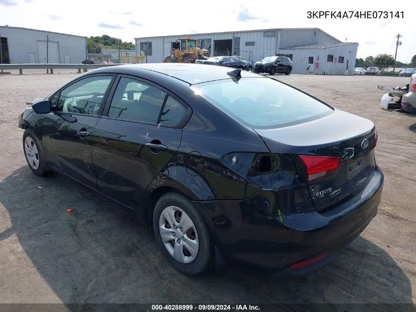 2017 Kia Forte Lx VIN: 3KPFK4A74HE073141 Lot: 40288999