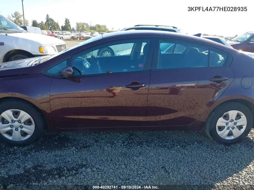 3KPFL4A77HE028935 2017 Kia Forte Lx