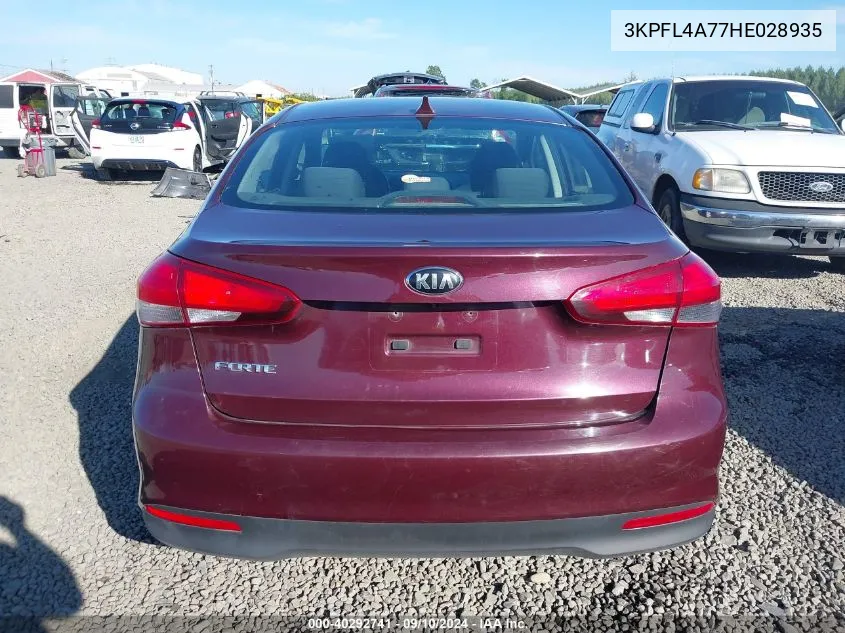 3KPFL4A77HE028935 2017 Kia Forte Lx