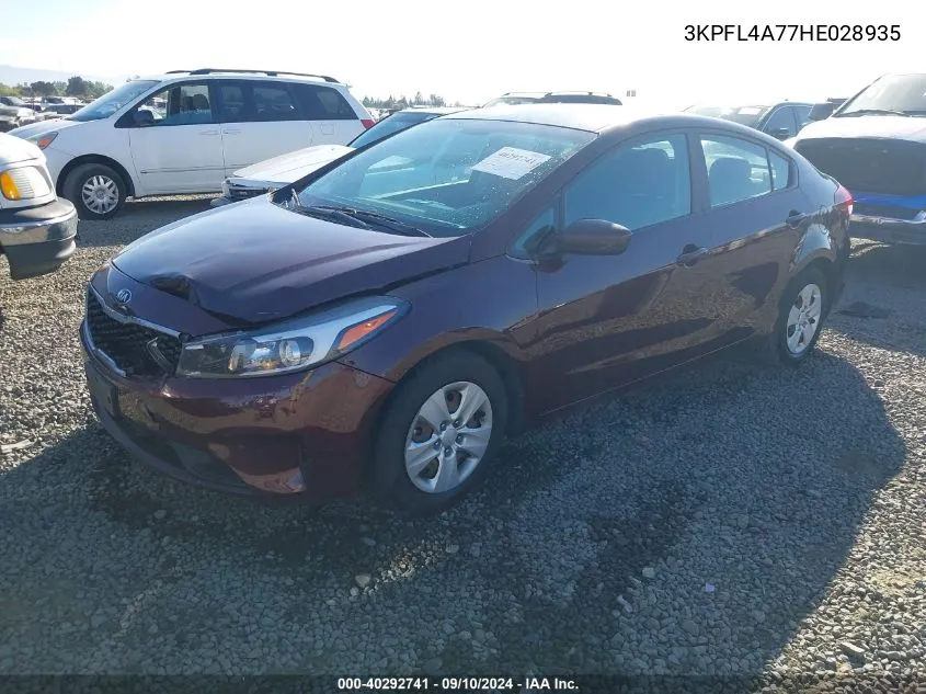 3KPFL4A77HE028935 2017 Kia Forte Lx