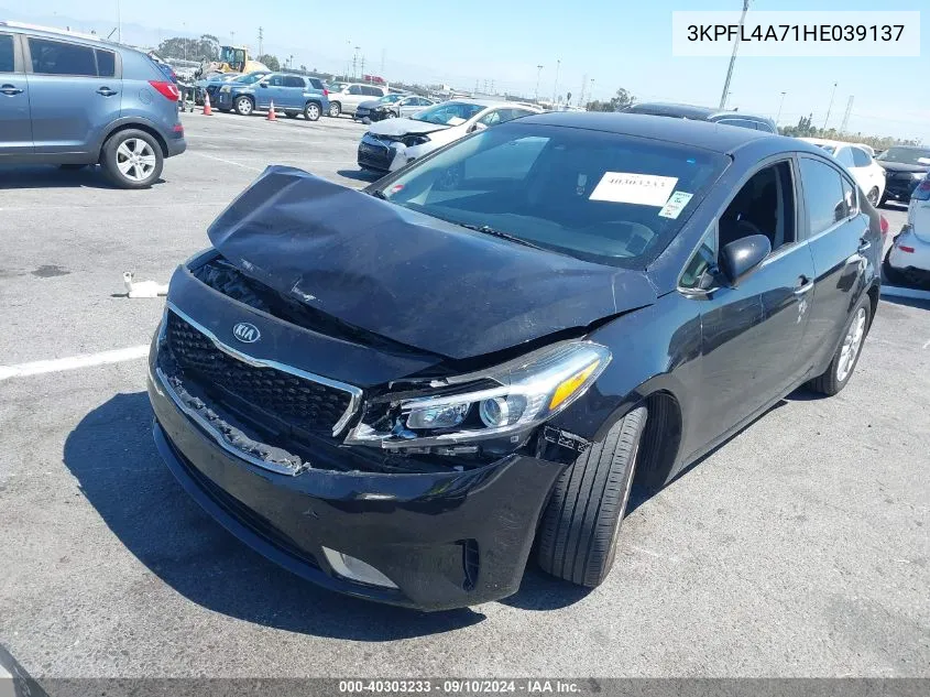 2017 Kia Forte Lx/S VIN: 3KPFL4A71HE039137 Lot: 40303233