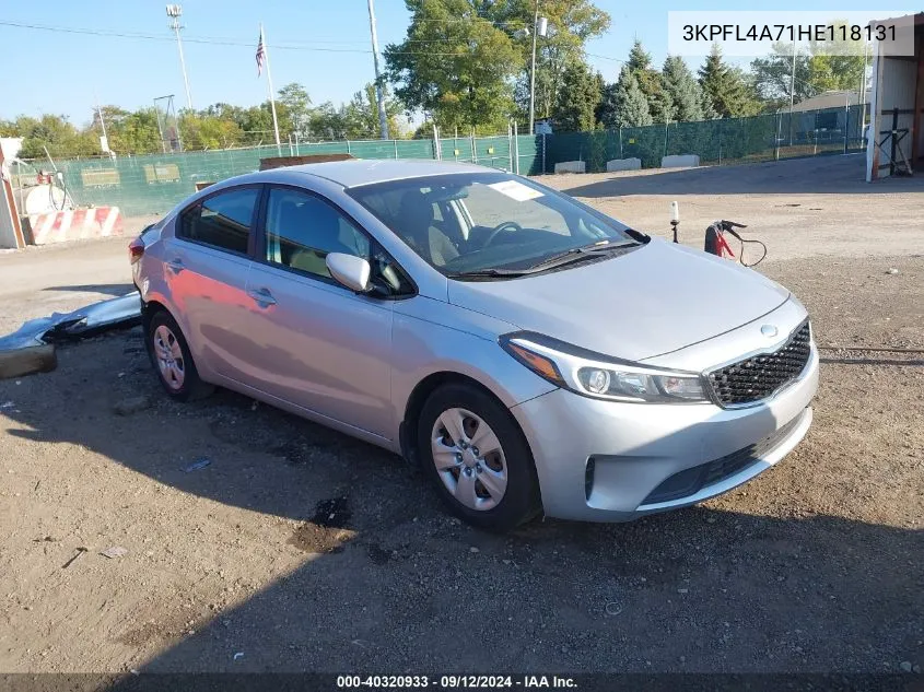 3KPFL4A71HE118131 2017 Kia Forte Lx