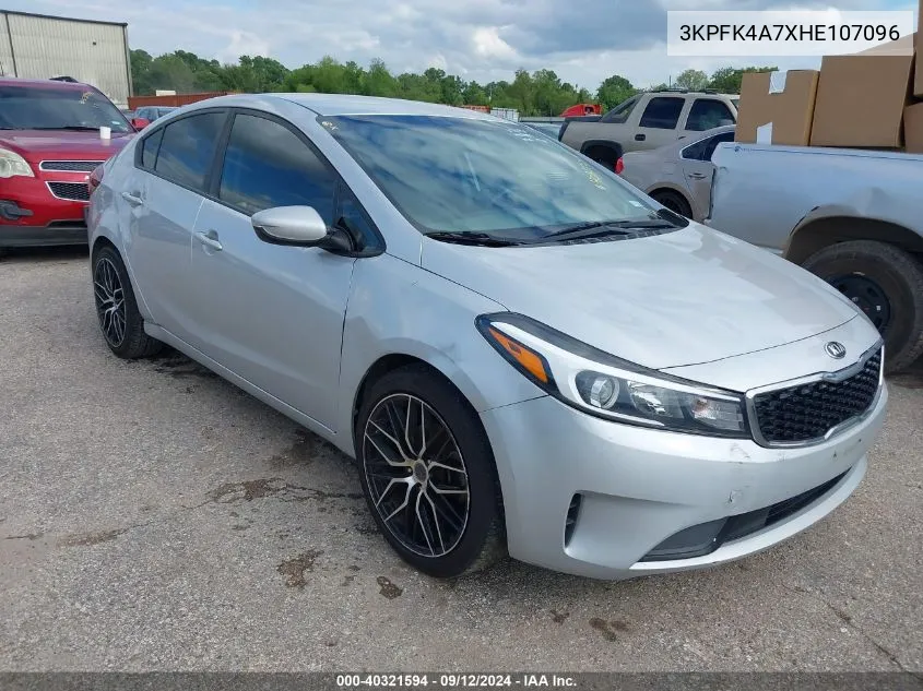 2017 Kia Forte Lx VIN: 3KPFK4A7XHE107096 Lot: 40321594