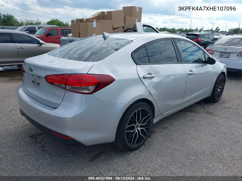 2017 Kia Forte Lx VIN: 3KPFK4A7XHE107096 Lot: 40321594