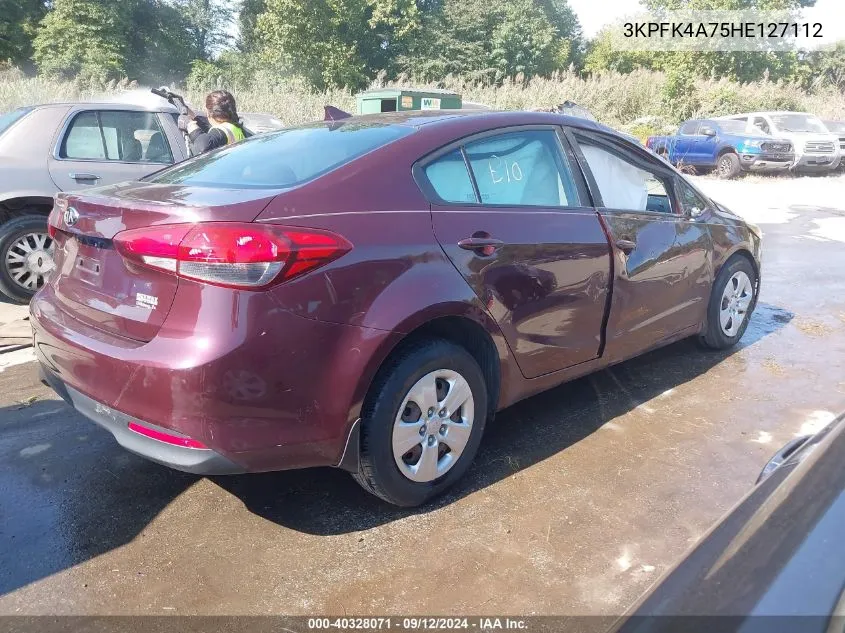 3KPFK4A75HE127112 2017 Kia Forte Lx