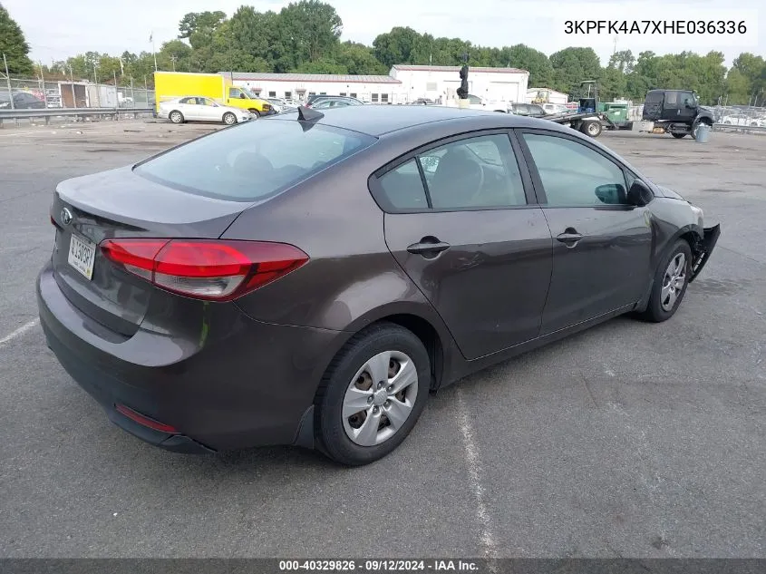 3KPFK4A7XHE036336 2017 Kia Forte Lx