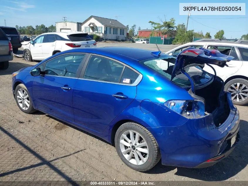 2017 Kia Forte S VIN: 3KPFL4A78HE050054 Lot: 40333311