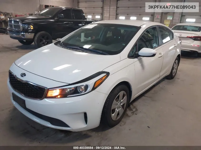 2017 Kia Forte Lx VIN: 3KPFK4A77HE089043 Lot: 40338584