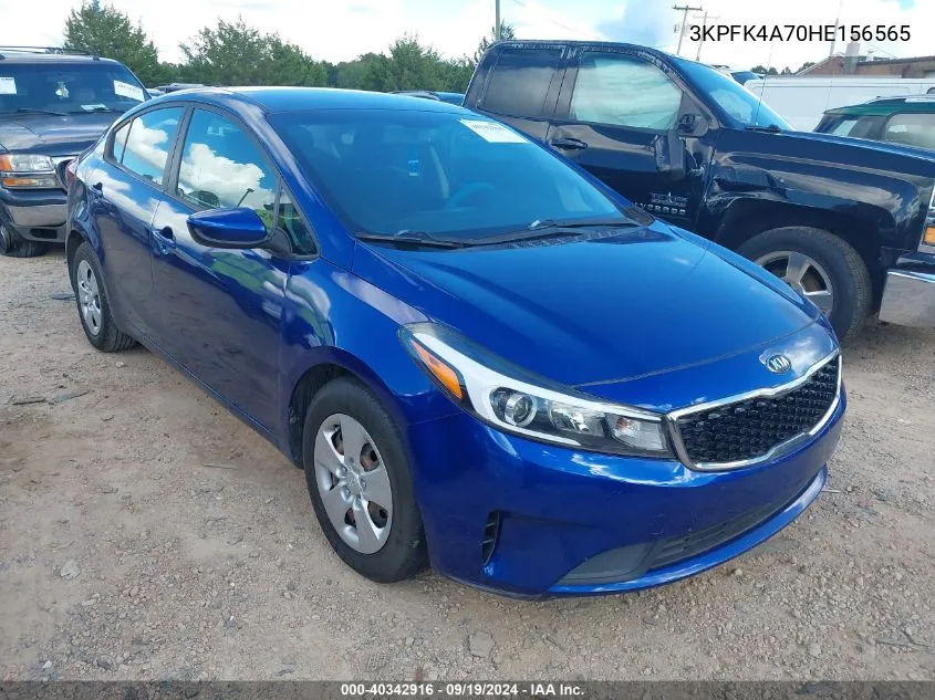 2017 Kia Forte Lx VIN: 3KPFK4A70HE156565 Lot: 40342916