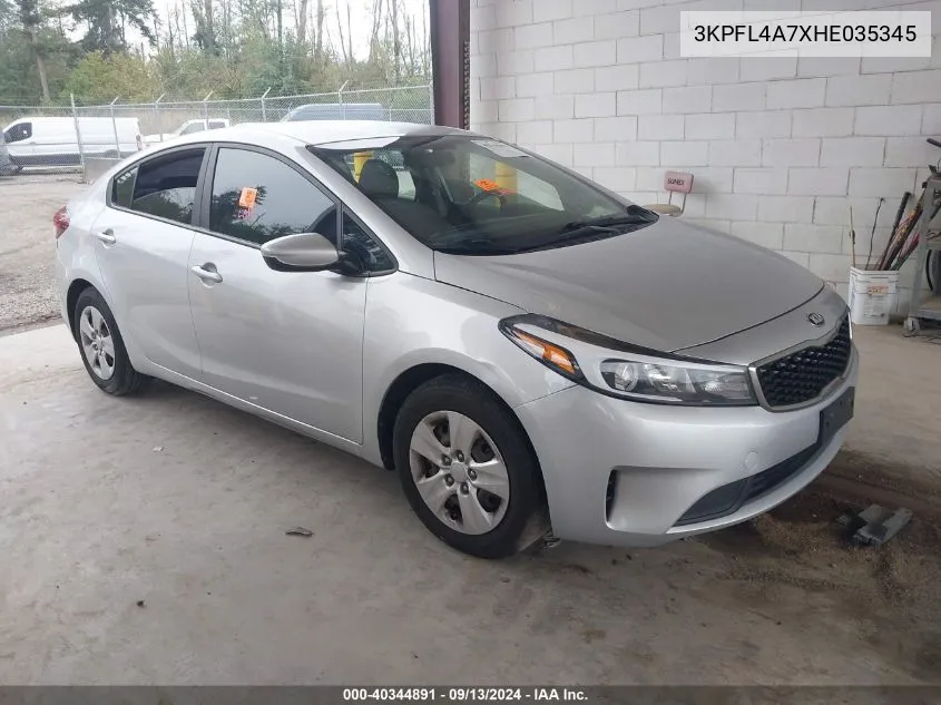 3KPFL4A7XHE035345 2017 Kia Forte Lx/S