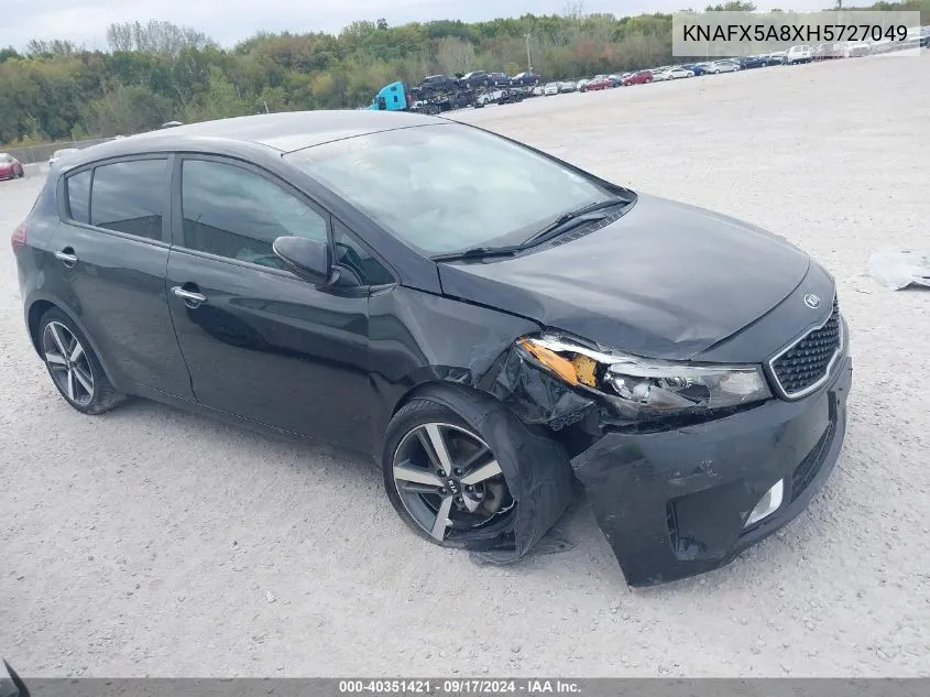 2017 Kia Forte Ex VIN: KNAFX5A8XH5727049 Lot: 40351421