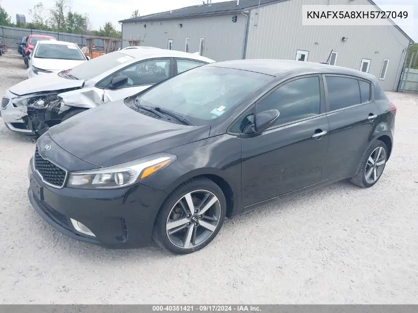 2017 Kia Forte Ex VIN: KNAFX5A8XH5727049 Lot: 40351421