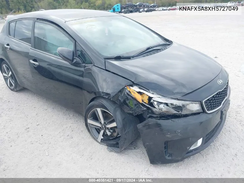 2017 Kia Forte Ex VIN: KNAFX5A8XH5727049 Lot: 40351421