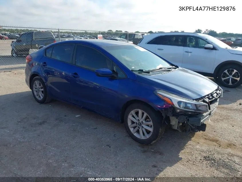 3KPFL4A77HE129876 2017 Kia Forte Lx