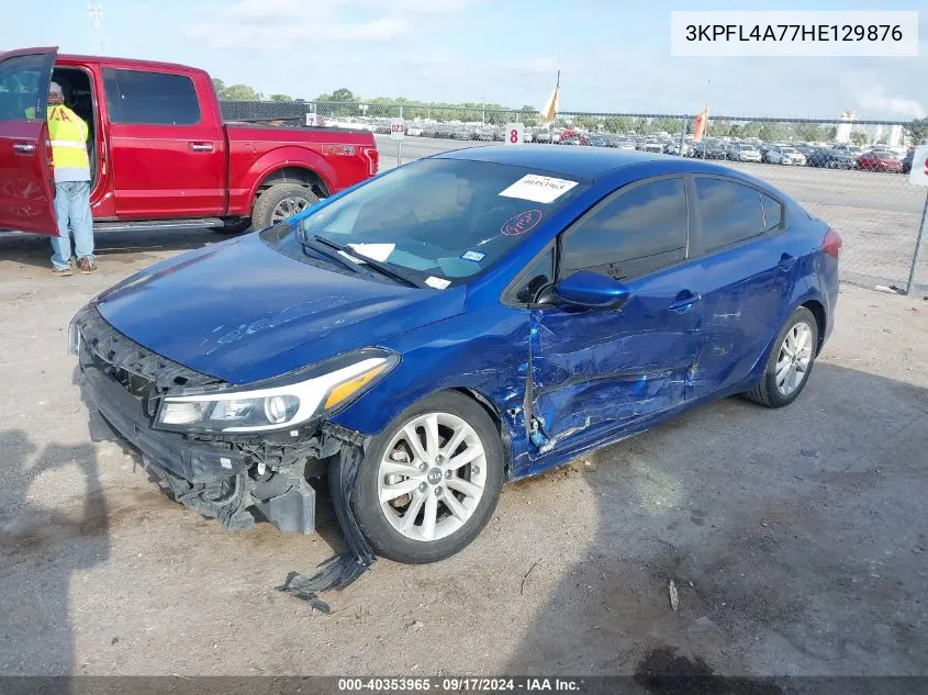 2017 Kia Forte Lx VIN: 3KPFL4A77HE129876 Lot: 40353965