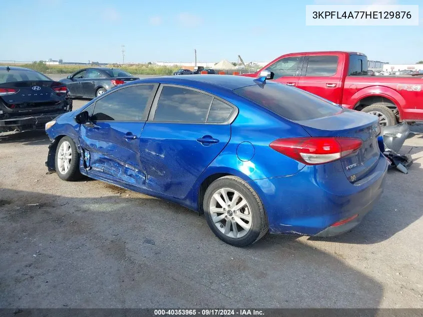 2017 Kia Forte Lx VIN: 3KPFL4A77HE129876 Lot: 40353965