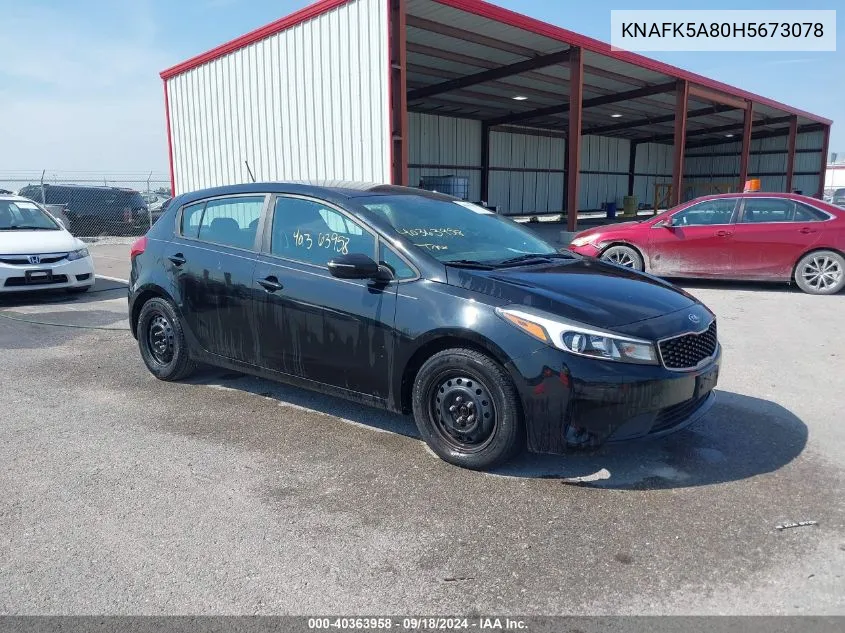 2017 Kia Forte Lx VIN: KNAFK5A80H5673078 Lot: 40363958