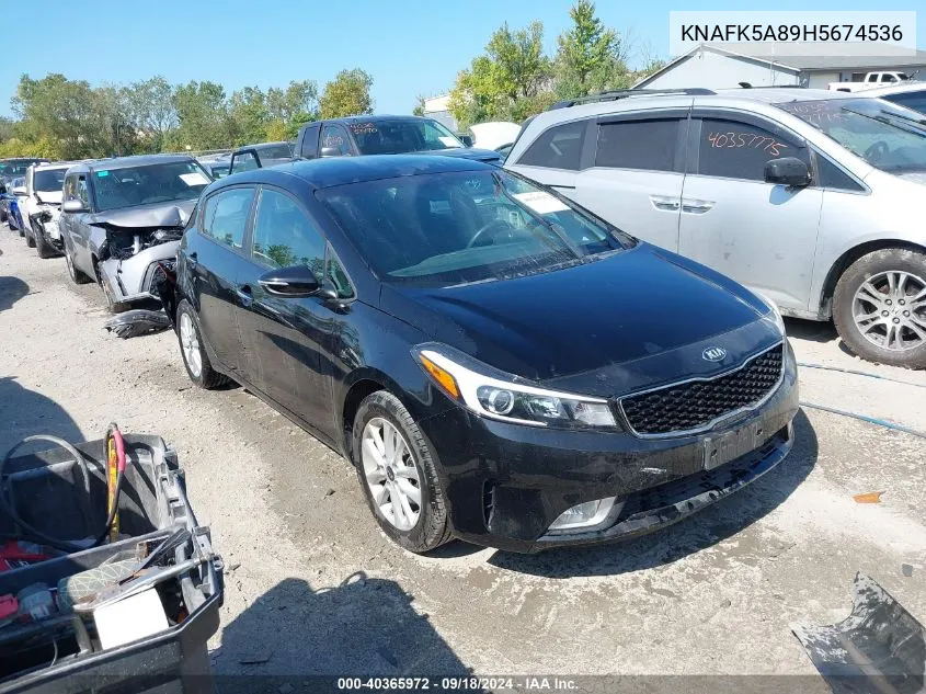 2017 Kia Forte Lx VIN: KNAFK5A89H5674536 Lot: 40365972