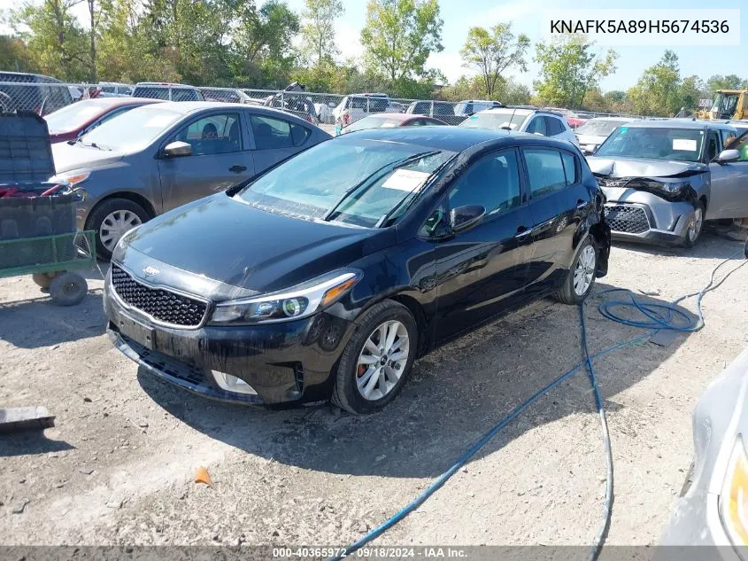 2017 Kia Forte Lx VIN: KNAFK5A89H5674536 Lot: 40365972