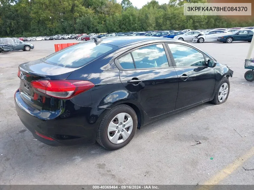 3KPFK4A78HE084370 2017 Kia Forte Lx