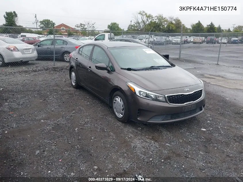 2017 Kia Forte Lx VIN: 3KPFK4A71HE150774 Lot: 40373829