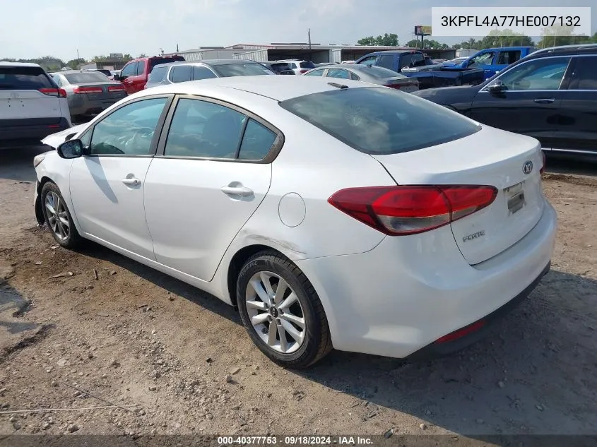 2017 Kia Forte Lx VIN: 3KPFL4A77HE007132 Lot: 40377753