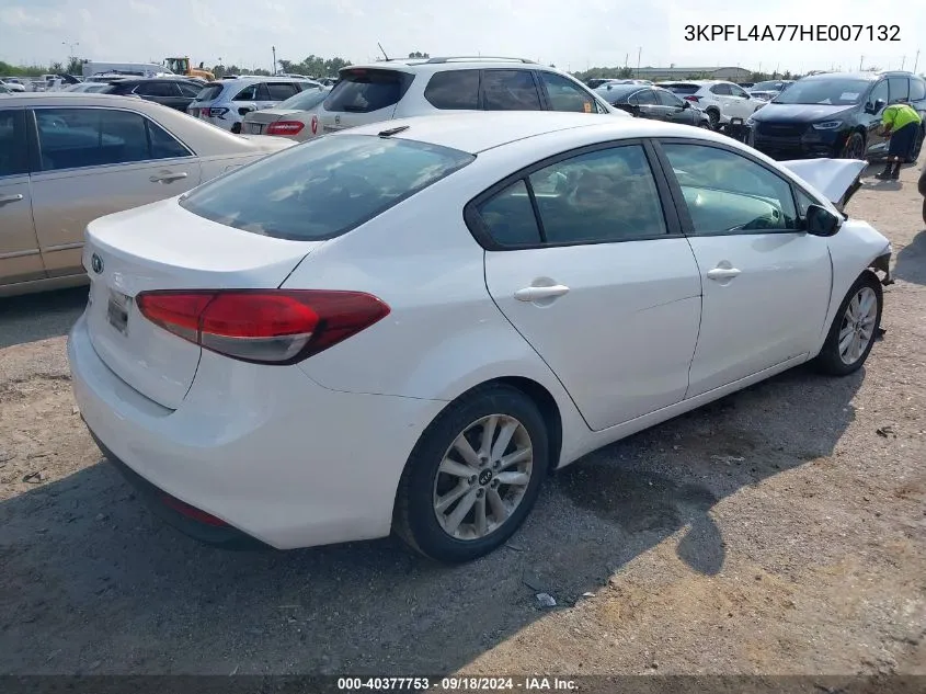 2017 Kia Forte Lx VIN: 3KPFL4A77HE007132 Lot: 40377753