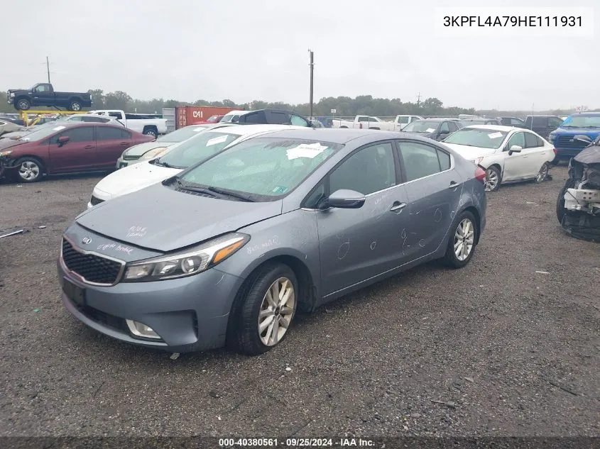 3KPFL4A79HE111931 2017 Kia Forte S