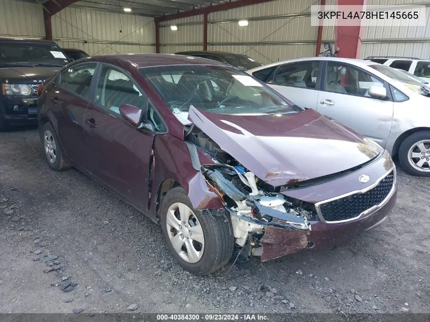 3KPFL4A78HE145665 2017 Kia Forte Lx